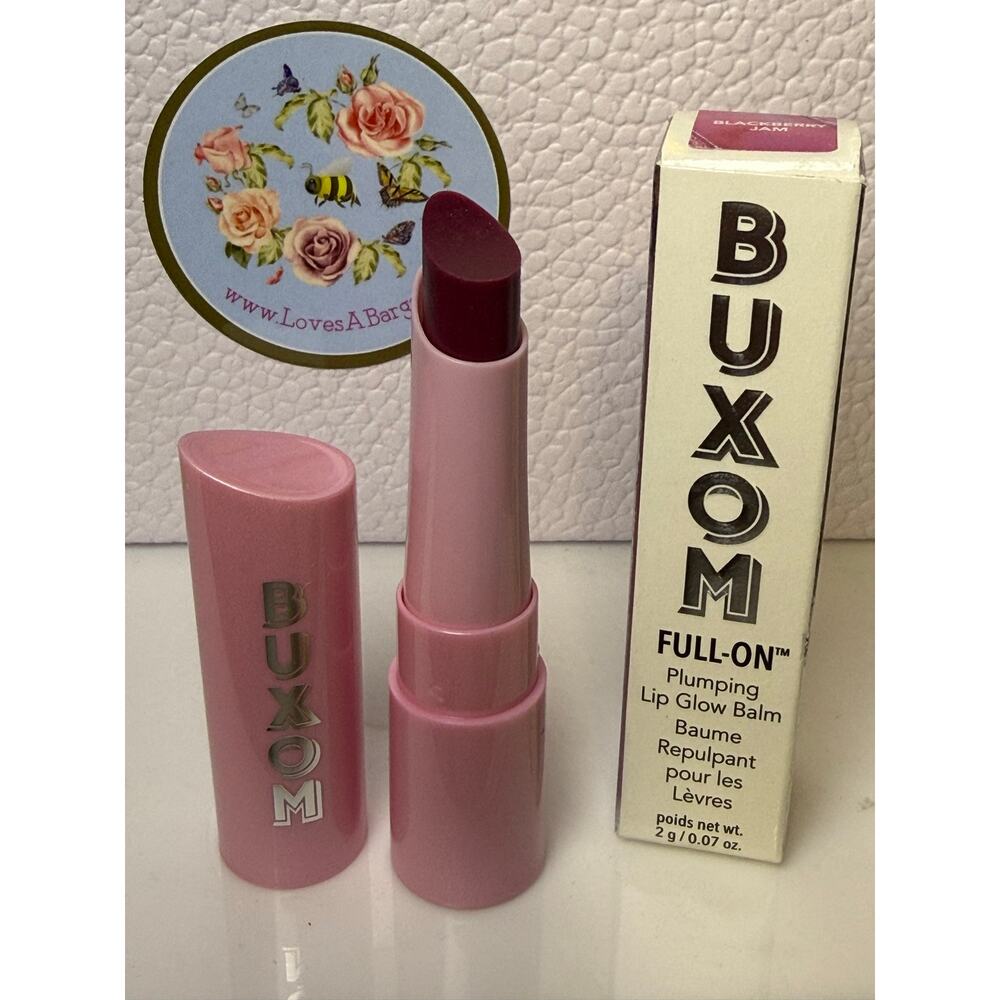 Buxom Full-On Plumping Lip Glow Balm. - 2g - BLACKBERRY JAM  - NEW in box